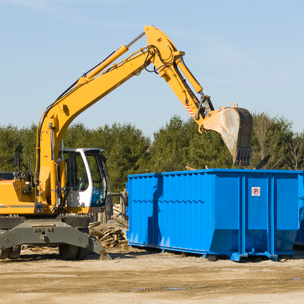 can i rent a residential dumpster for a construction project in Kanawha Head WV